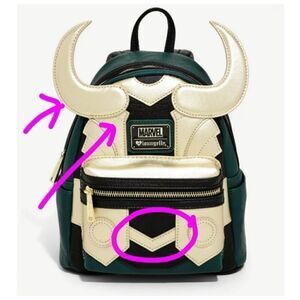 ⚠️ Warning! Fake VS Real Loungefly Loki Bag